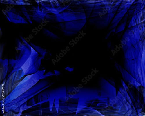 Obraz na płótnie Creative wavy multi color background for banner design. w salonie