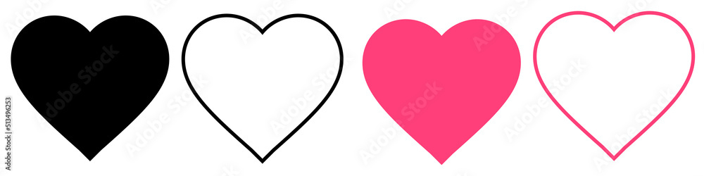 Heart vector icon. Like Illustration sign collection Live symbol. Social nets like red heart web buttons isolated on white background. Heart vector icon. Like Illustration sign collection Live symbol. Social nets like red heart web buttons isolated on white background.