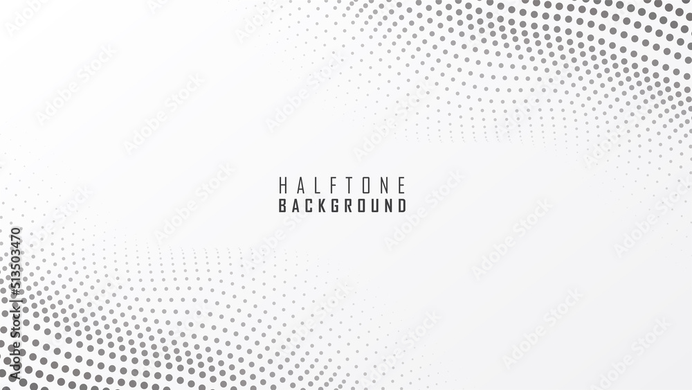 White background with halftone dots White background with halftone dots