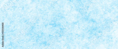 White and blue color frozen ice surface design abstract background. blue and white watercolor paint splash or blotch background with fringe bleed wash and bloom design. 