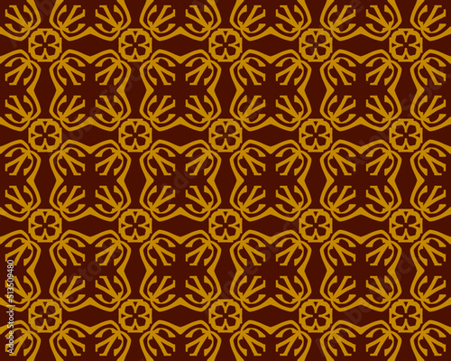 Geometric Seamless Pattern with Tribal Shape. Designed in Ikat, Boho, Aztec, Folk, Motif, Luxury Arabic Style. Ideal for Fabric Garment, Ceramics, Wallpaper. Vector Illustration