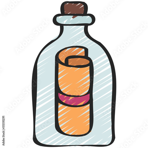 Message In A Bottle Icon