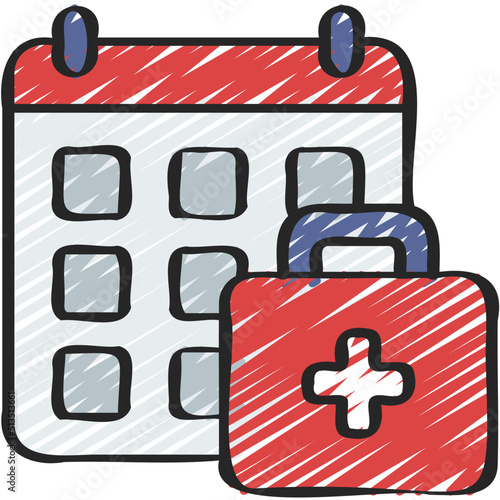 Sick Leave Icon