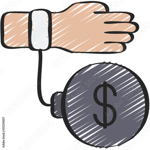 Tied To Debt Icon