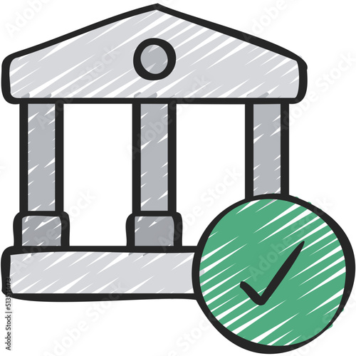 Completed Bank Transaction Icon