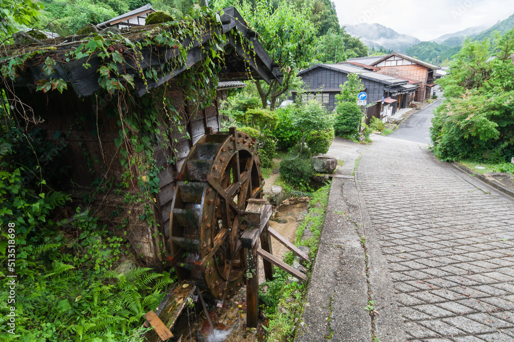 妻籠宿の水車小屋