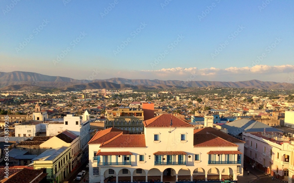 panorama of Santiago de Cuba 