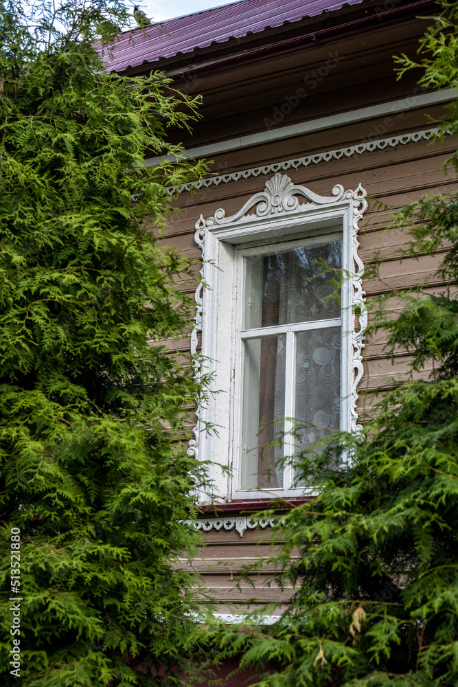 fragments of the urban landscape in the city of Yaroslavl
summer sunny day