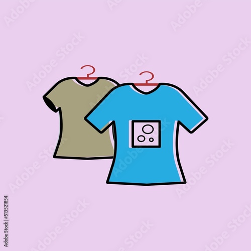 tshirt icon vector illustration design