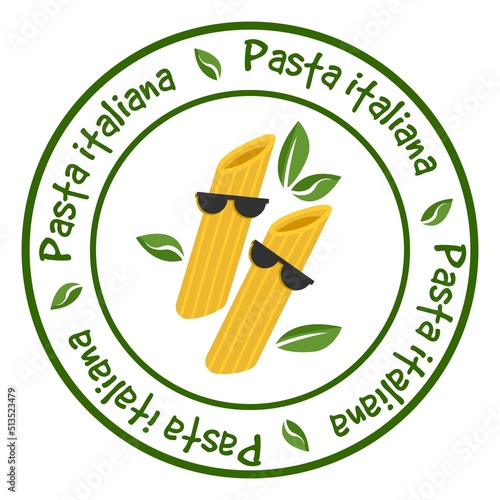  Italian pasta. Vector background with italian pasta. Concept design for traditional italian food.