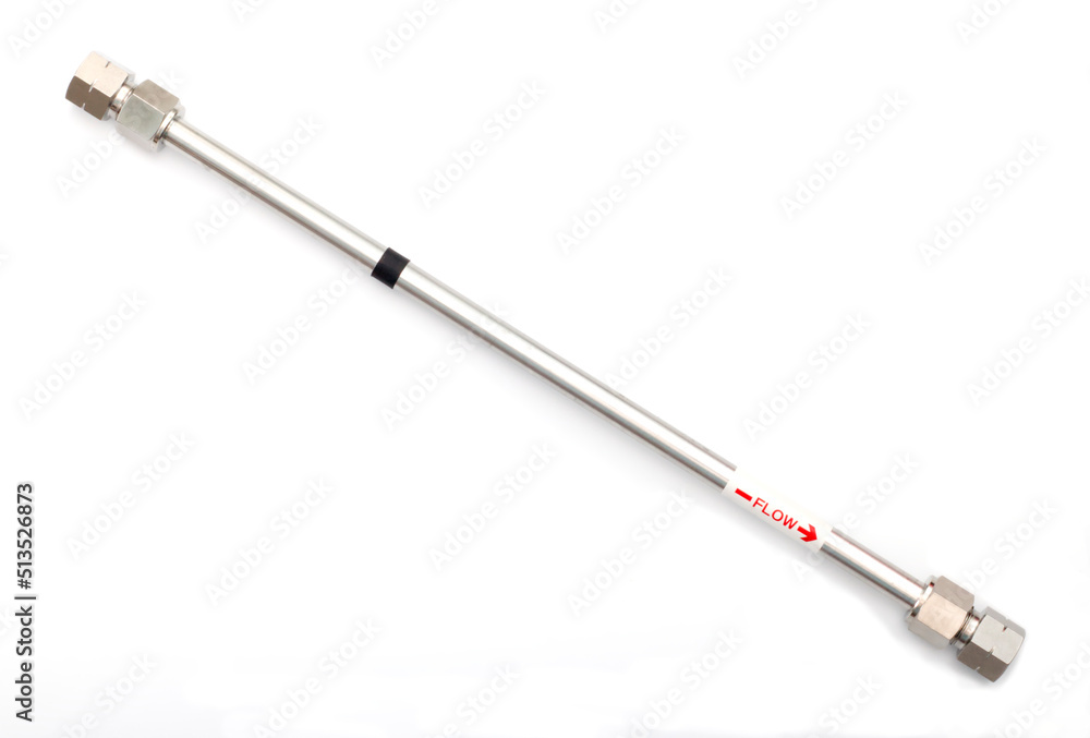 Fototapeta premium Chromatographic column for HPLC, chemical separation