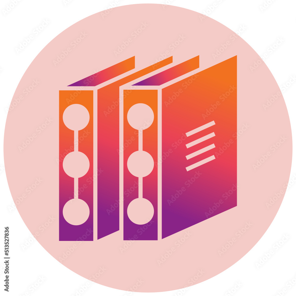 Fototapeta premium Binder Icon