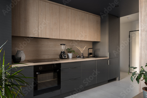 Modern and small kitchen
