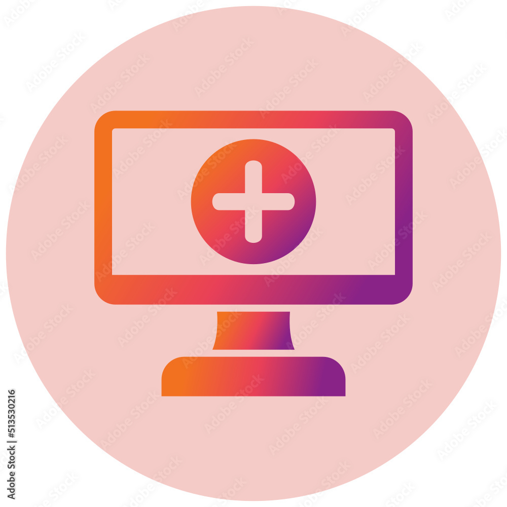 Obraz premium Medical App Icon