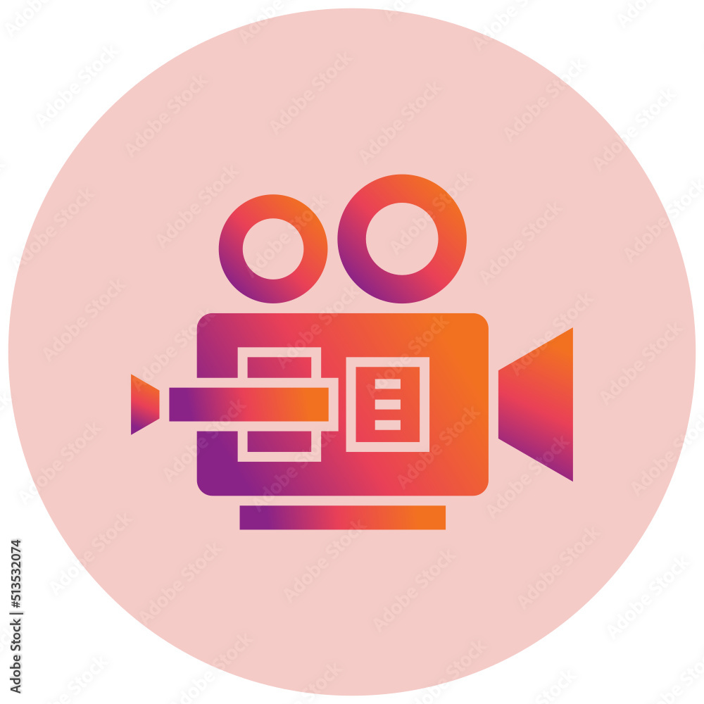 Fototapeta premium Video Camera Icon
