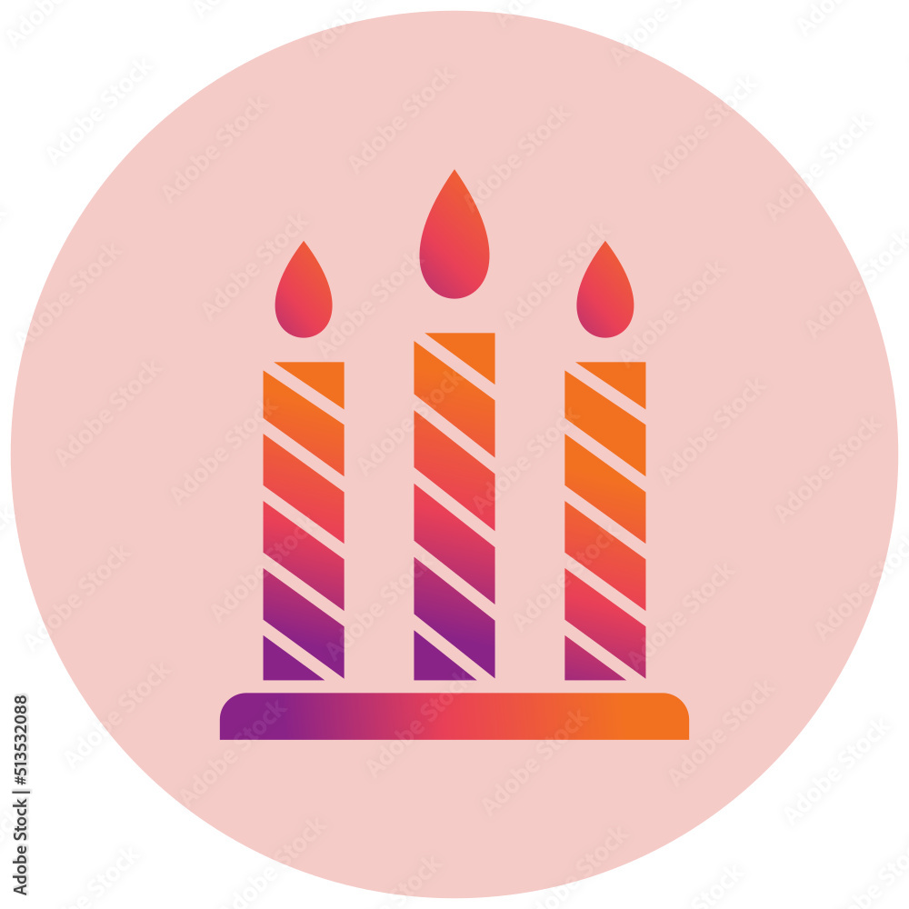 Birthday Candle Icon Birthday Candle Icon