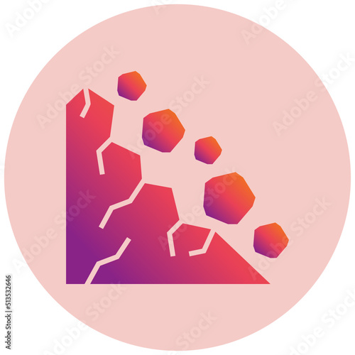 Land Slide Icon