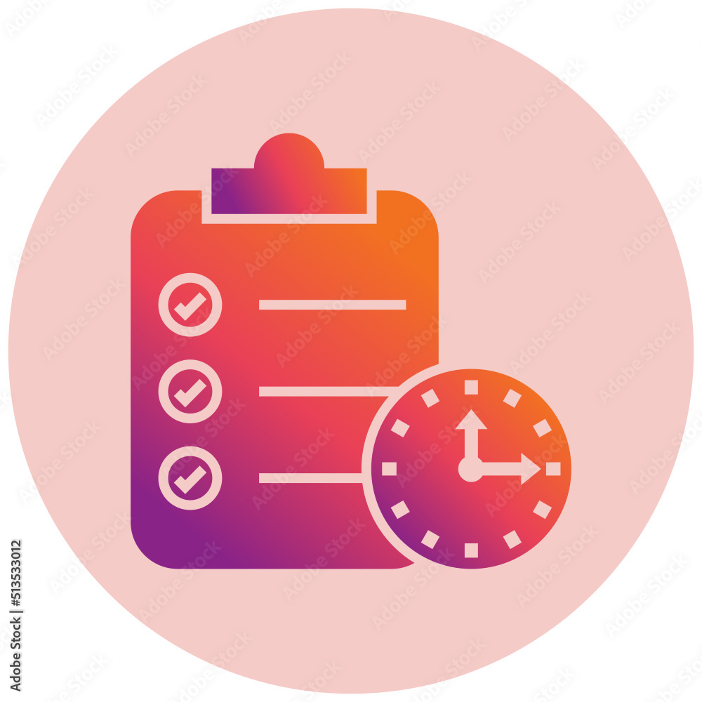 Working Hours Icon Working Hours Icon