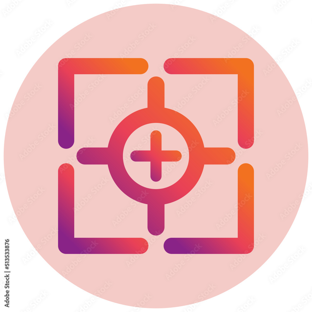 Obraz premium Focus Icon