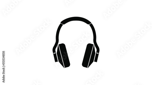 Headphone icon symbol vector illustration