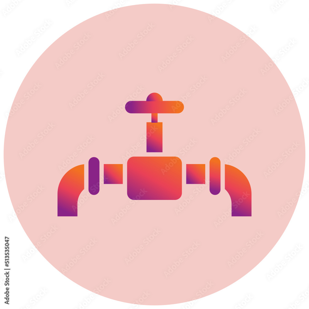Gas Pipe Icon Gas Pipe Icon