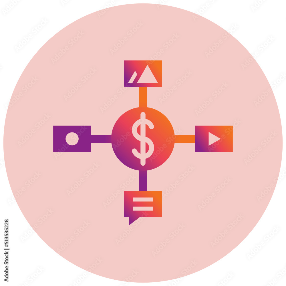 Fototapeta premium Marketing Icon