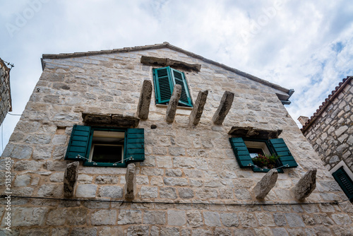 Old stone house in Radunica, a historic and charming downtown neighbourhood, Split, Croatia photo