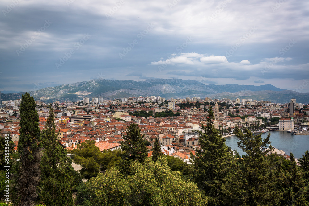 Cityscape from Marjan Hill, Split, Croatia