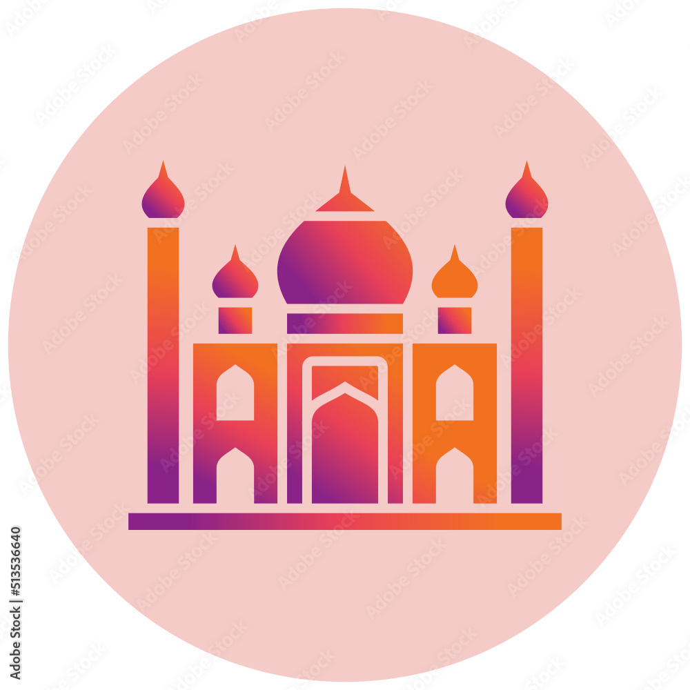 Taj Mahal Icon