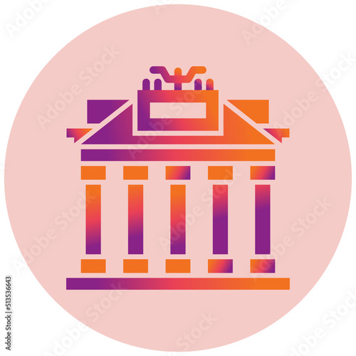 Brandenburg gate Icon