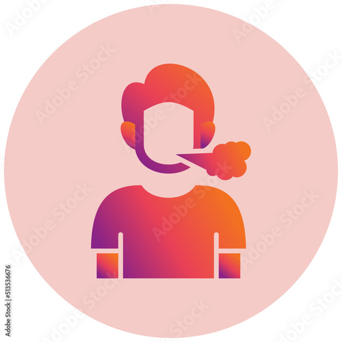 Dry Cough Icon