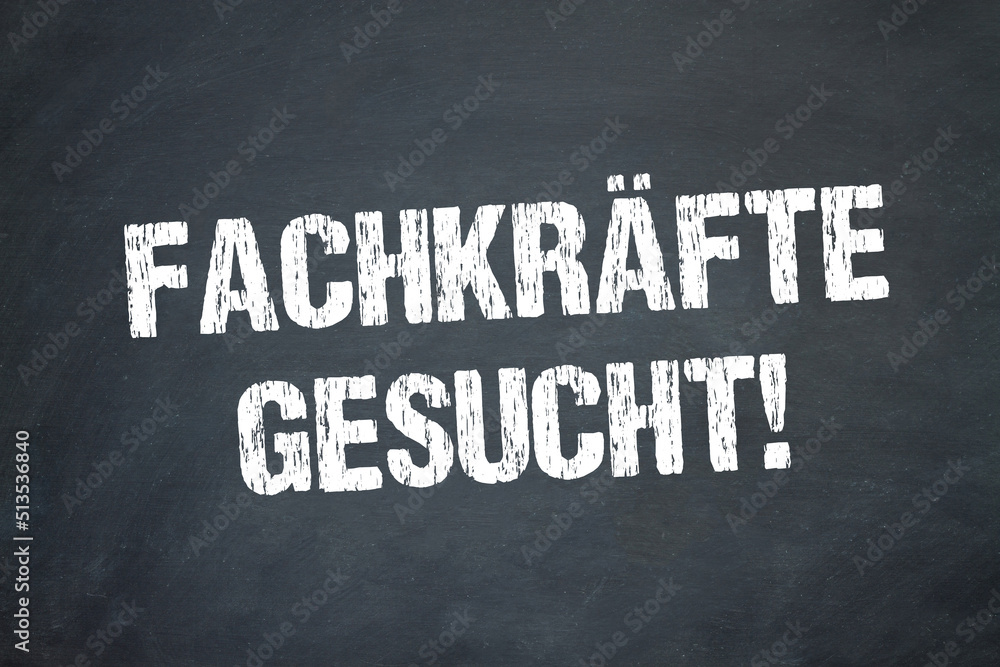 Obraz premium Fachkräfte gesucht!