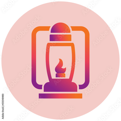 Oil lamp Icon