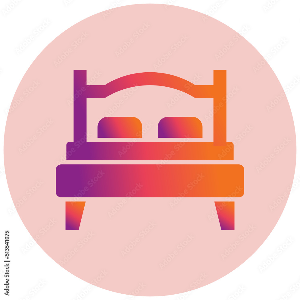 Double Bed Icon Double Bed Icon