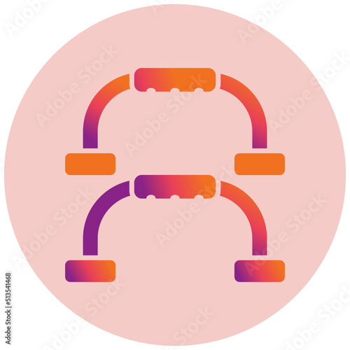 Pushup Bars Icon