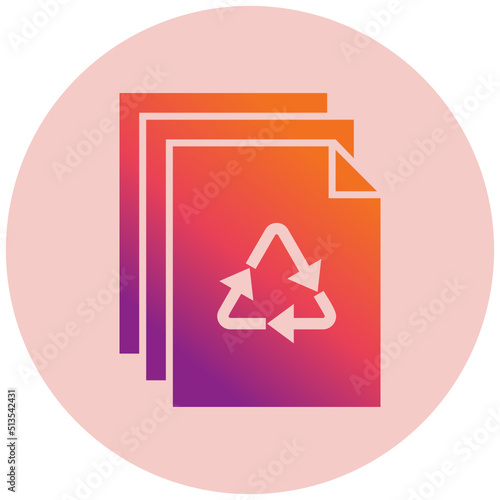 Recycled Paper Icon
