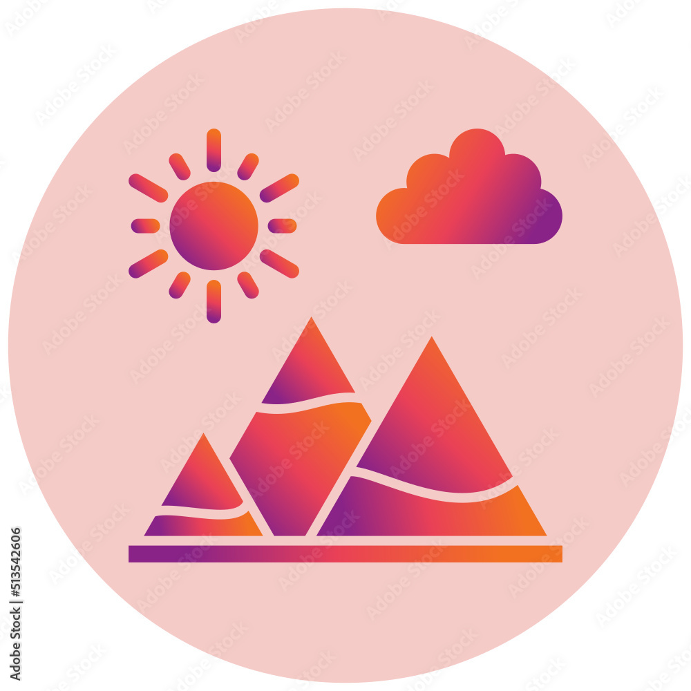 Mountain Icon Mountain Icon