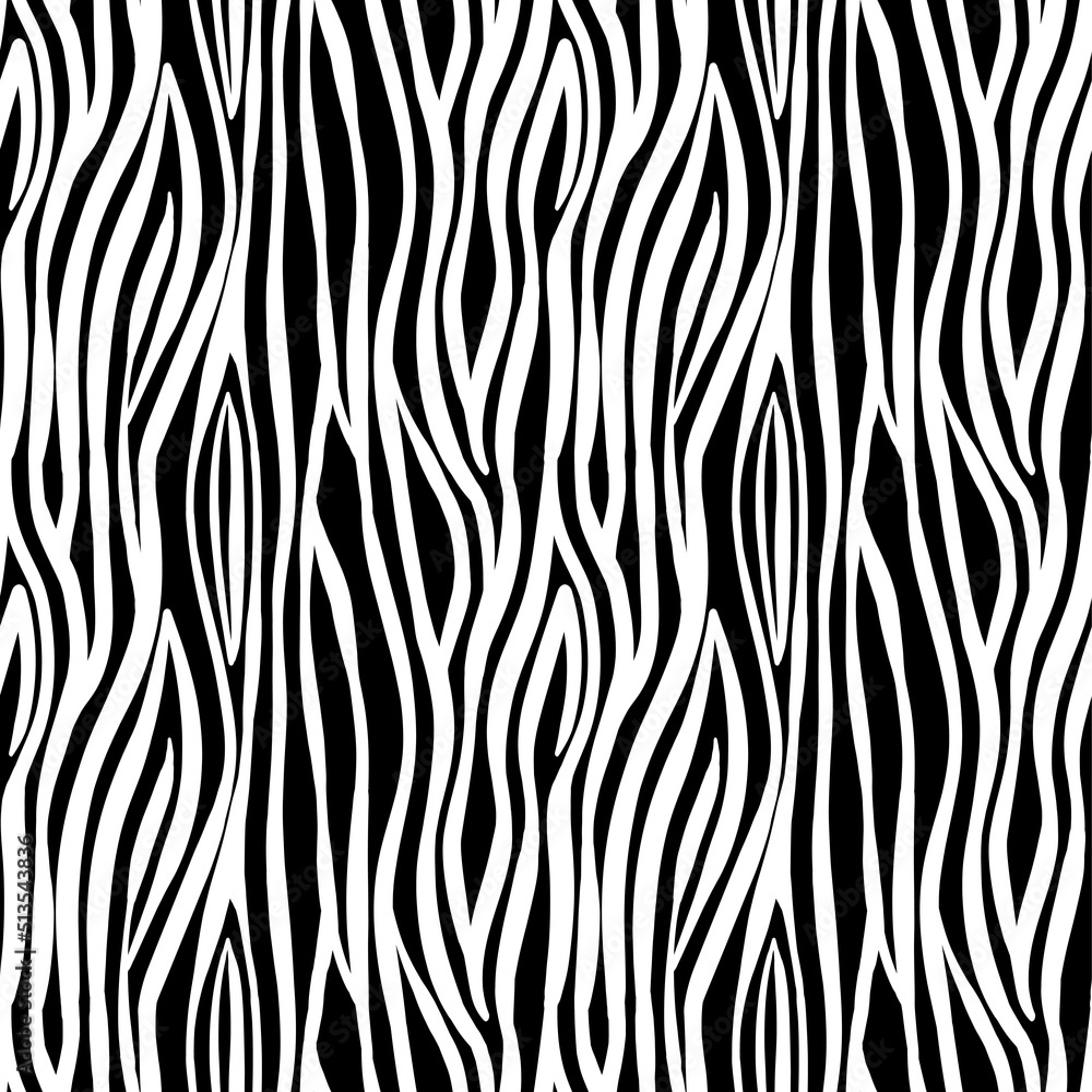Abstract modern zebra seamless pattern. Animals trendy background. White and black decorative vector stock illustration for print, card, postcard, fabric, textile. Modern ornament of stylized skin Abstract modern zebra seamless pattern. Animals trendy background. White and black decorative vector stock illustration for print, card, postcard, fabric, textile. Modern ornament of stylized skin