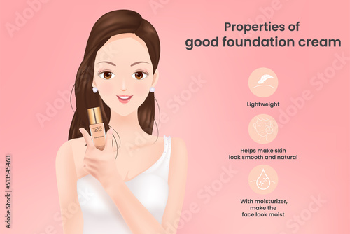 Properties of a good foundation cream
