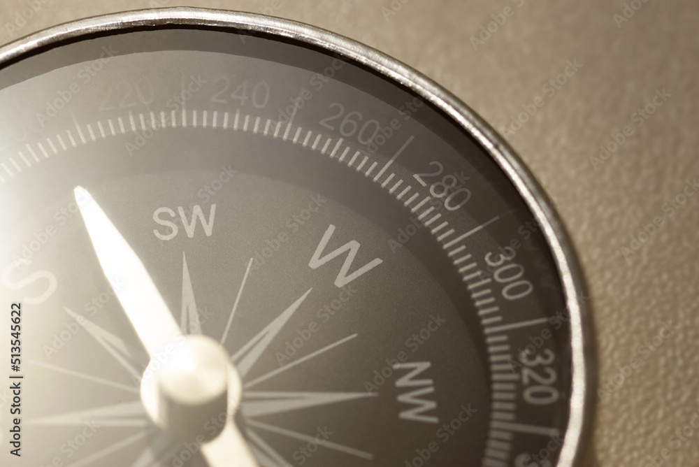 Modern compass, theme of travel and summer. Modern compass, theme of travel and summer.
