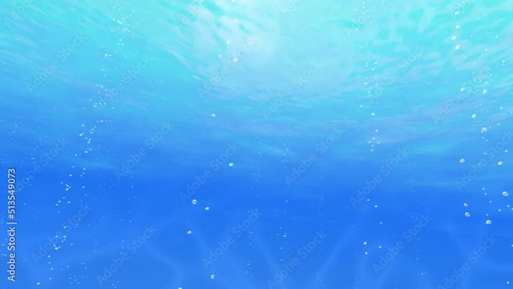Under the blue sea CG Background Under the blue sea CG Background