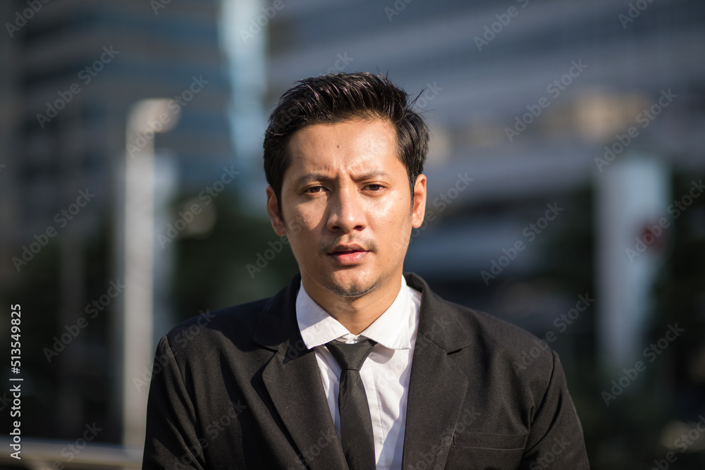 Asian Businessman Outdoors Asian Businessman Outdoors