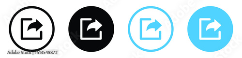 share icon button, External Link Icon symbol with arrow box, page open new window icon , open another tab icon button	
