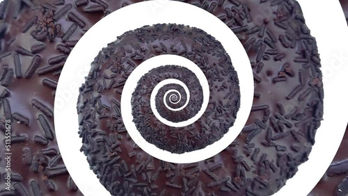 Donut Droste Hypnotic Spiral Spinning