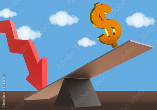 Dollar fluctuations. US cur...