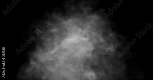 quick steam or gas smoke for video overlay