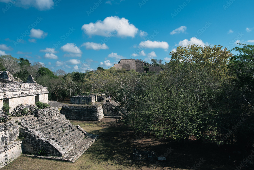 Maya Ruins at Ek balam in the jungle