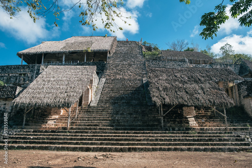 Maya Ruins at Ek balam in the jungle