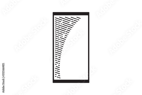 Mobile phone vector icon. Smartphone comunication symbol. Call web design.