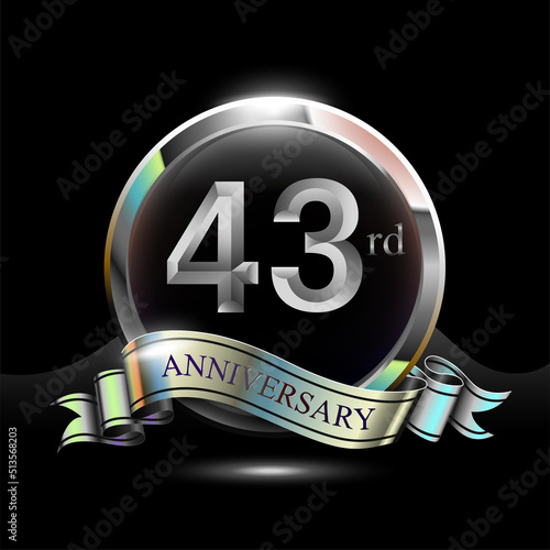 43rd silver anniversary logo photo